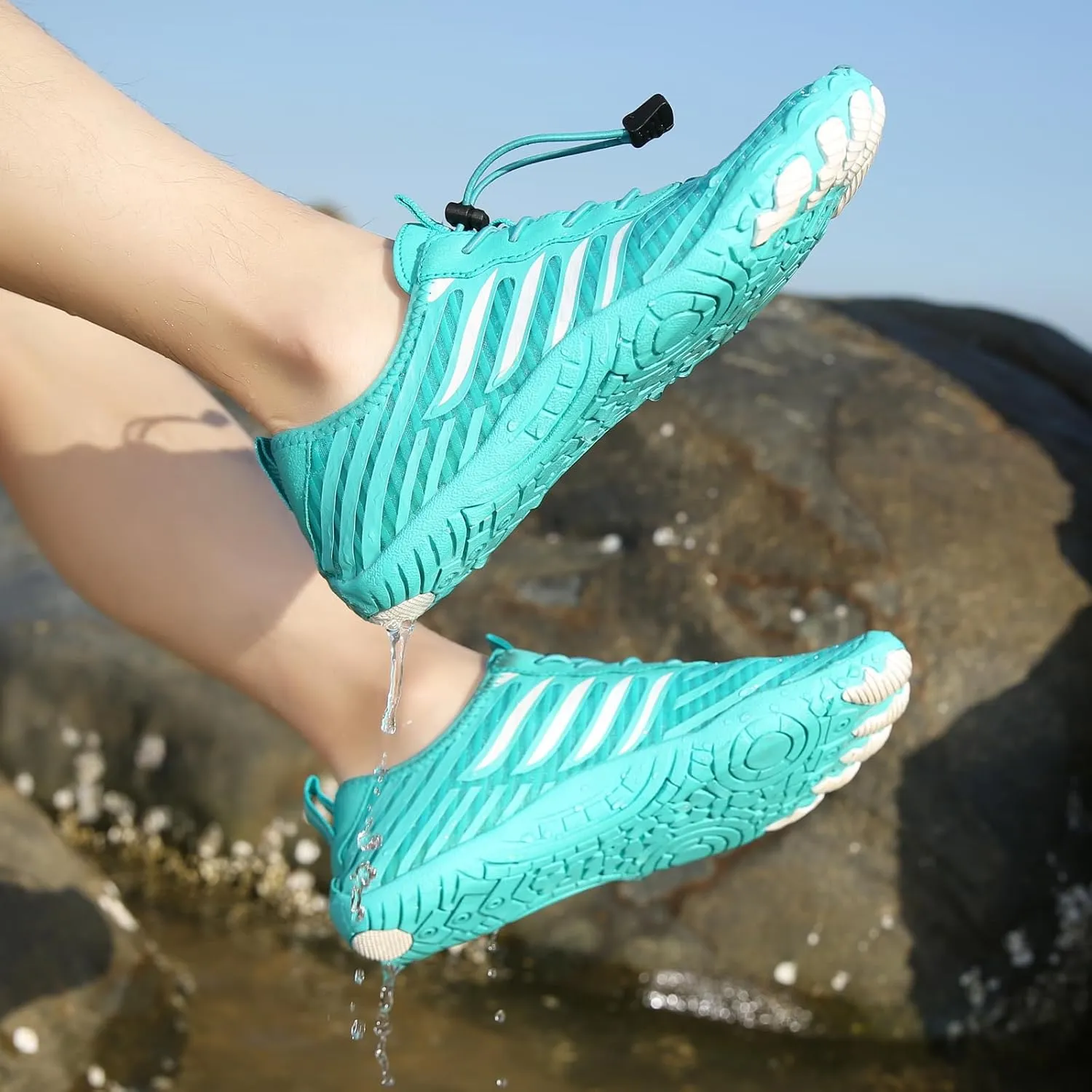 Hike Barefoot Shoes Womens Men,Unisex Barefoot Water Shoes Breathable, Anti-Slip Hiking Footwear for Athletic Wide Toe Shoe Footwear for Hiking, Walking, Running, Yoga, and Water Sports