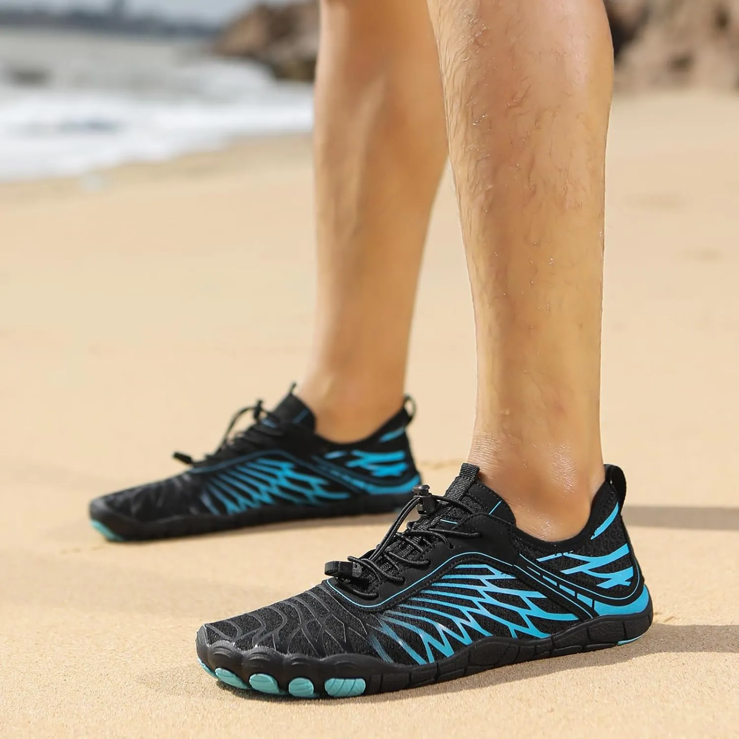 Hike Barefoot Shoes Womens Men,Unisex Barefoot Water Shoes Breathable, Anti-Slip Hiking Footwear for Athletic Wide Toe Shoe Footwear for Hiking, Walking, Running, Yoga, and Water Sports