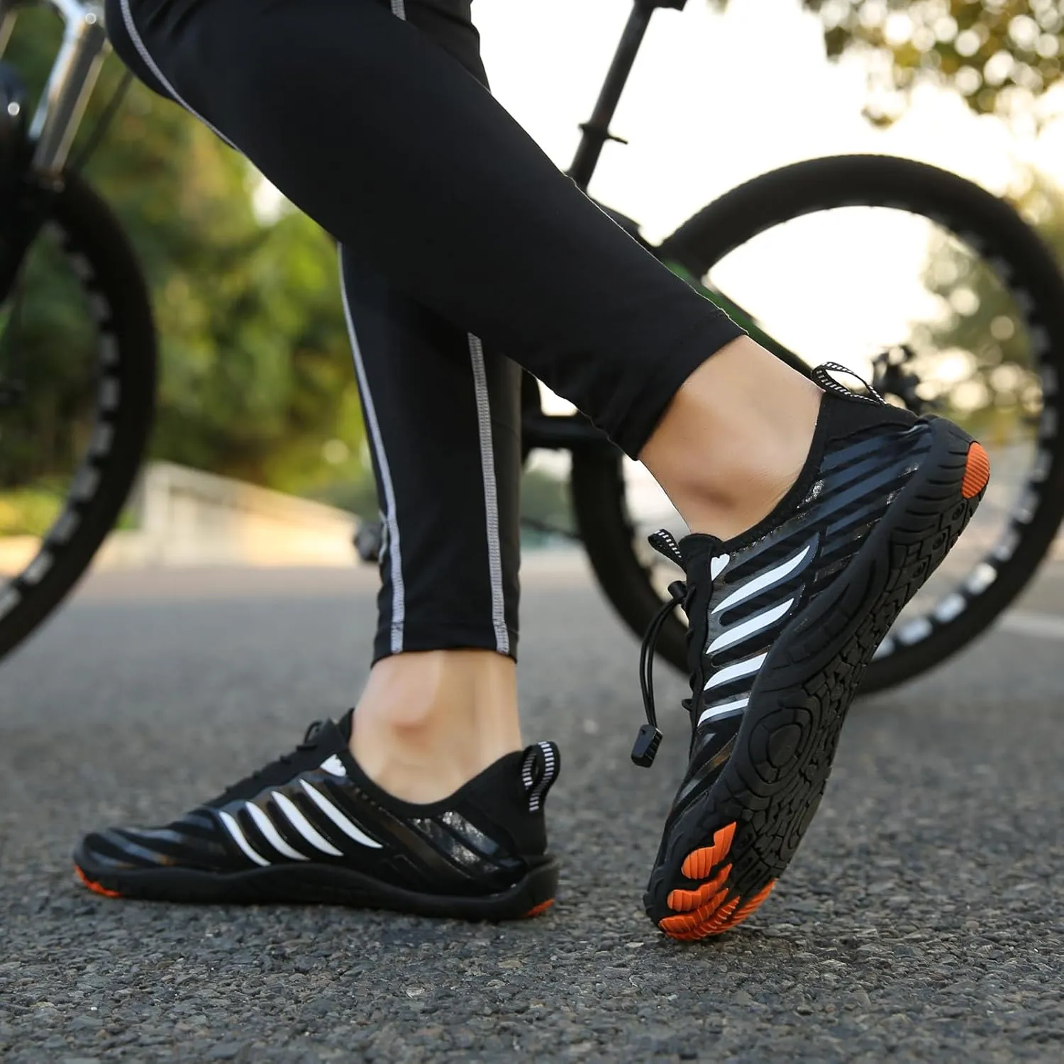 Hike Barefoot Shoes Womens Men,Unisex Barefoot Water Shoes Breathable, Anti-Slip Hiking Footwear for Athletic Wide Toe Shoe Footwear for Hiking, Walking, Running, Yoga, and Water Sports