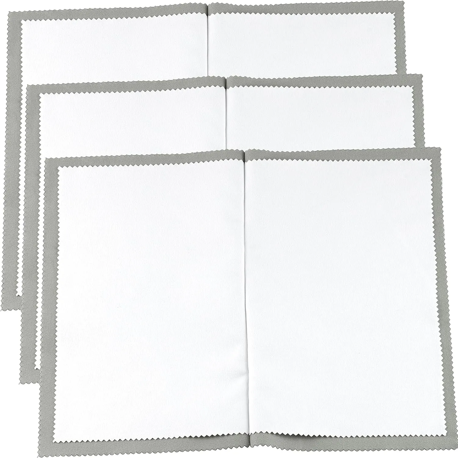 IFAMIO 3 Pieces Jewelry Cleaning Cloth Multi-Layer Jewelry Polishing Cloth 10"X12.5" Large Jewelry Cleaner Tarnish Remover Cloth for Gold Sterling Silver Diamond Platinum Jewelry Watches Coins Stones