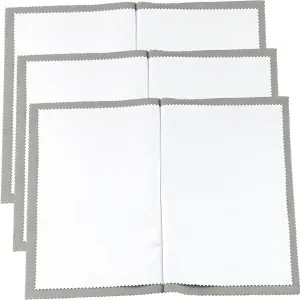 IFAMIO 3 Pieces Jewelry Cleaning Cloth Multi-Layer Jewelry Polishing Cloth 10"X12.5" Large Jewelry Cleaner Tarnish Remover Cloth for Gold Sterling Silver Diamond Platinum Jewelry Watches Coins Stones