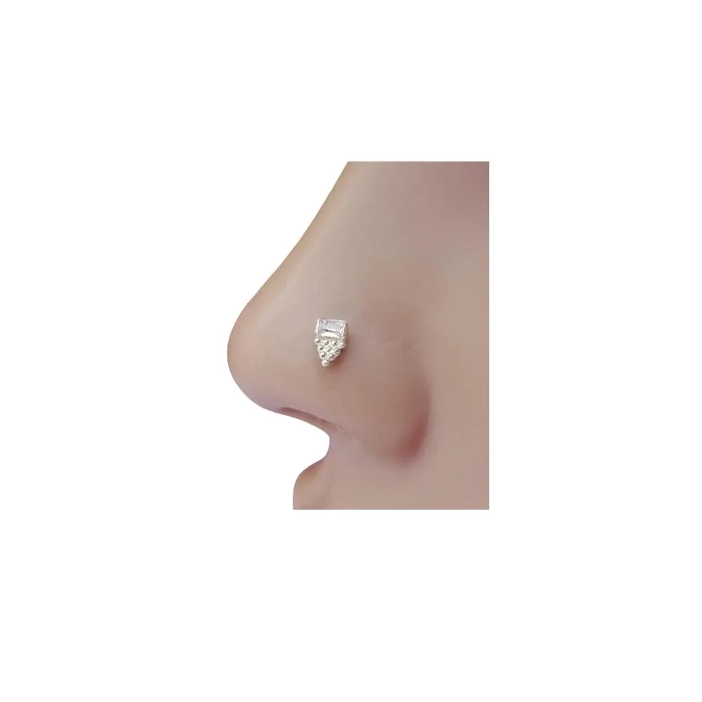 Indian Nose Ring Indian Nose Jewelry Tiiny Nose Stud Costum Jewelry Indian Nose Stud Silver Nose Jewelry Silver Nose Stud