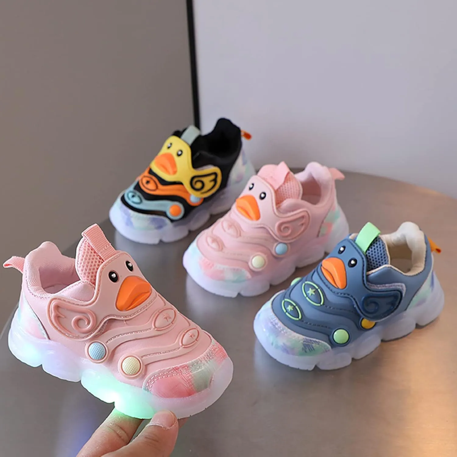 Infant Shoes for Girls Children Sports Shoes Light Shoes Small White Shoes Light Board Shoes Non Slip 6c Baby Girl Shoes