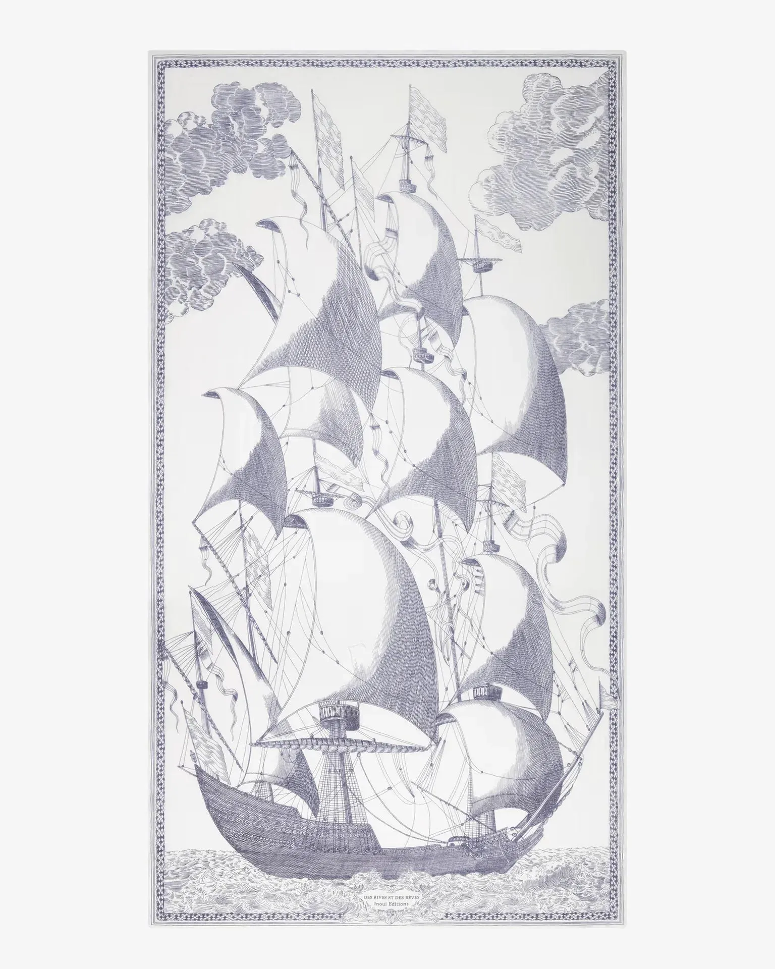 Inoui Editions Cotton Motif Print Scarves