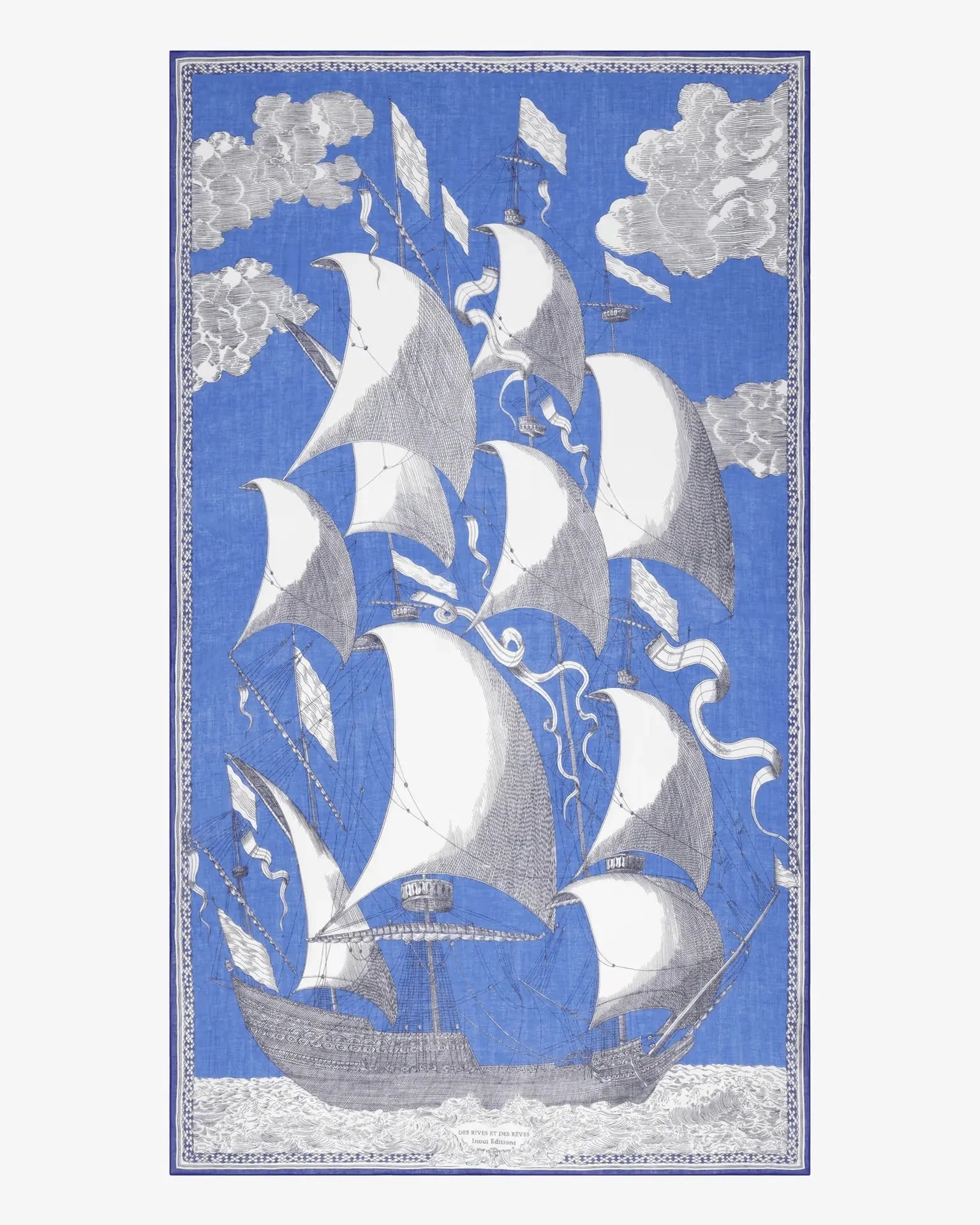 Inoui Editions Cotton Motif Print Scarves
