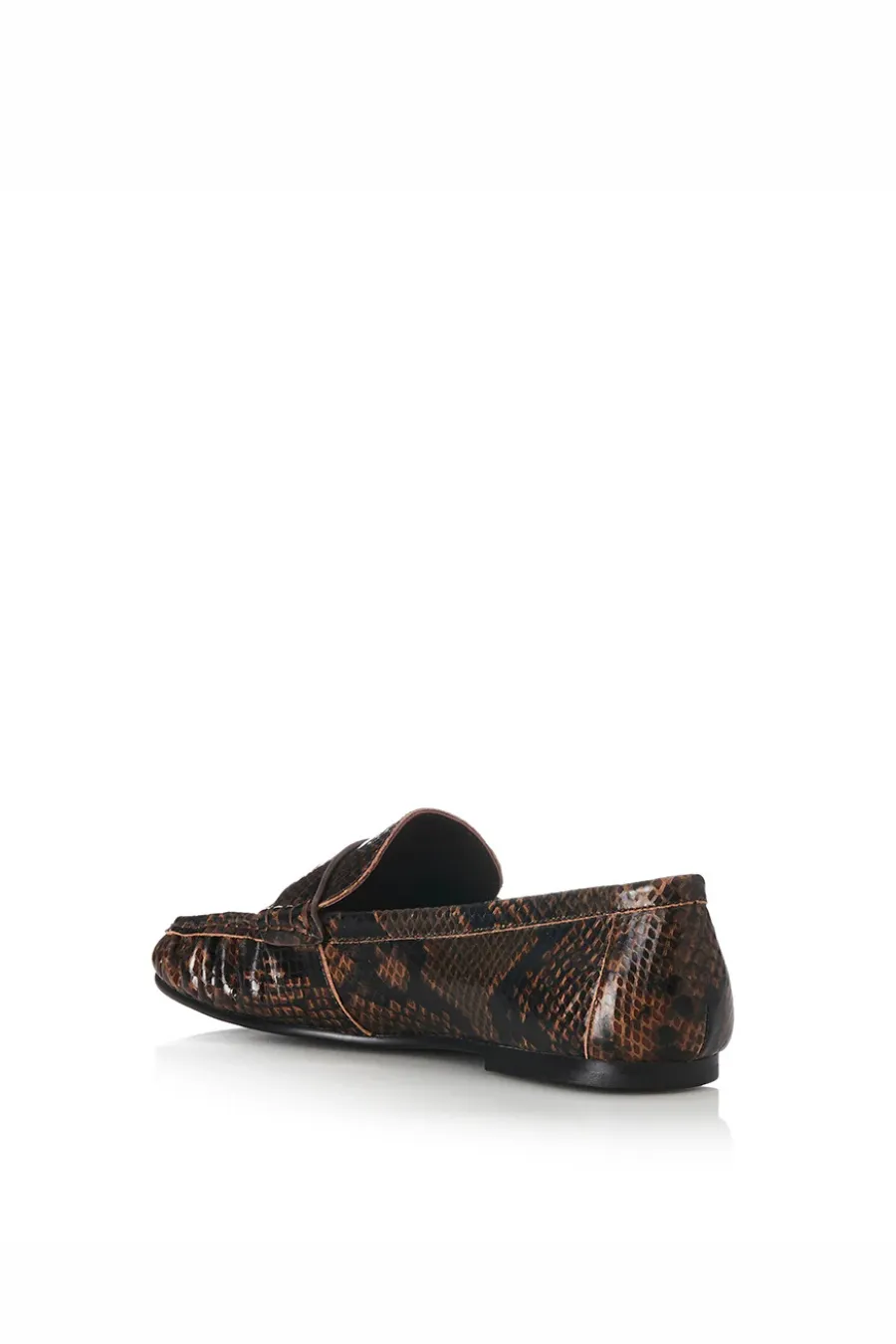 Ivana Loafer Choc Snake