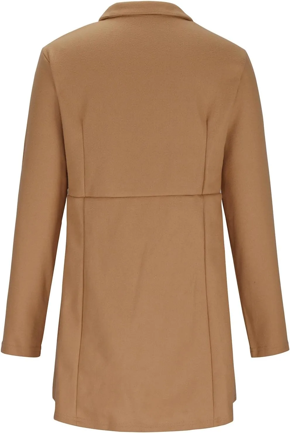 Jackets for Women Oversized Turndown Neck Baggy Tops Casual Long Sleeve Winter Coat with Pockets Button Outerwear