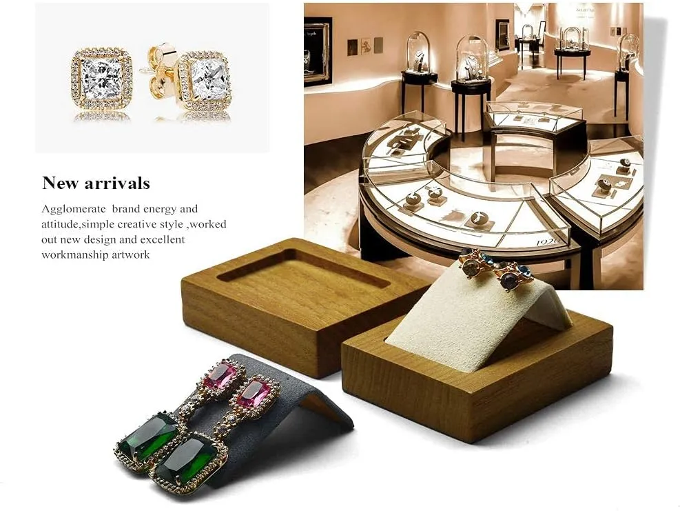 Jewelry Tray Solid Wood Display Stand Earrings Jewelry Earrings Display Tray