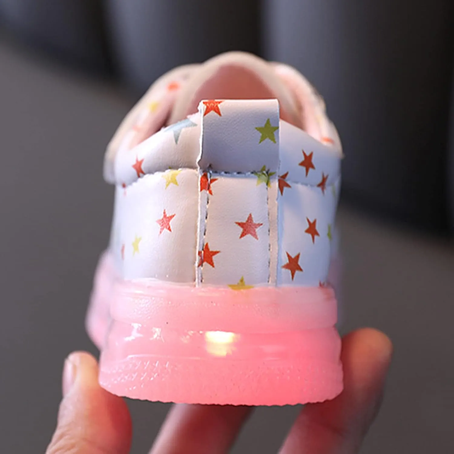 Kids Shoes Bling Sport Kids Girls Led Luminous Baby Children Light Shoes Baby Shoes Black Shoes