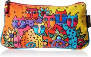 Laurel Burch Cosmetic Bag Set, Feline Clan, 3-Pack