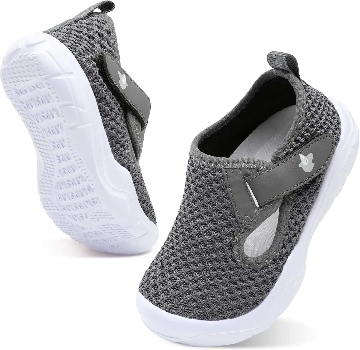 LeIsfIt Toddler Shoes Boys Girls Barefoot Shoes Wide Toe Box Shoes Lightweight Walking Shoes Slip On Tennis Shoes