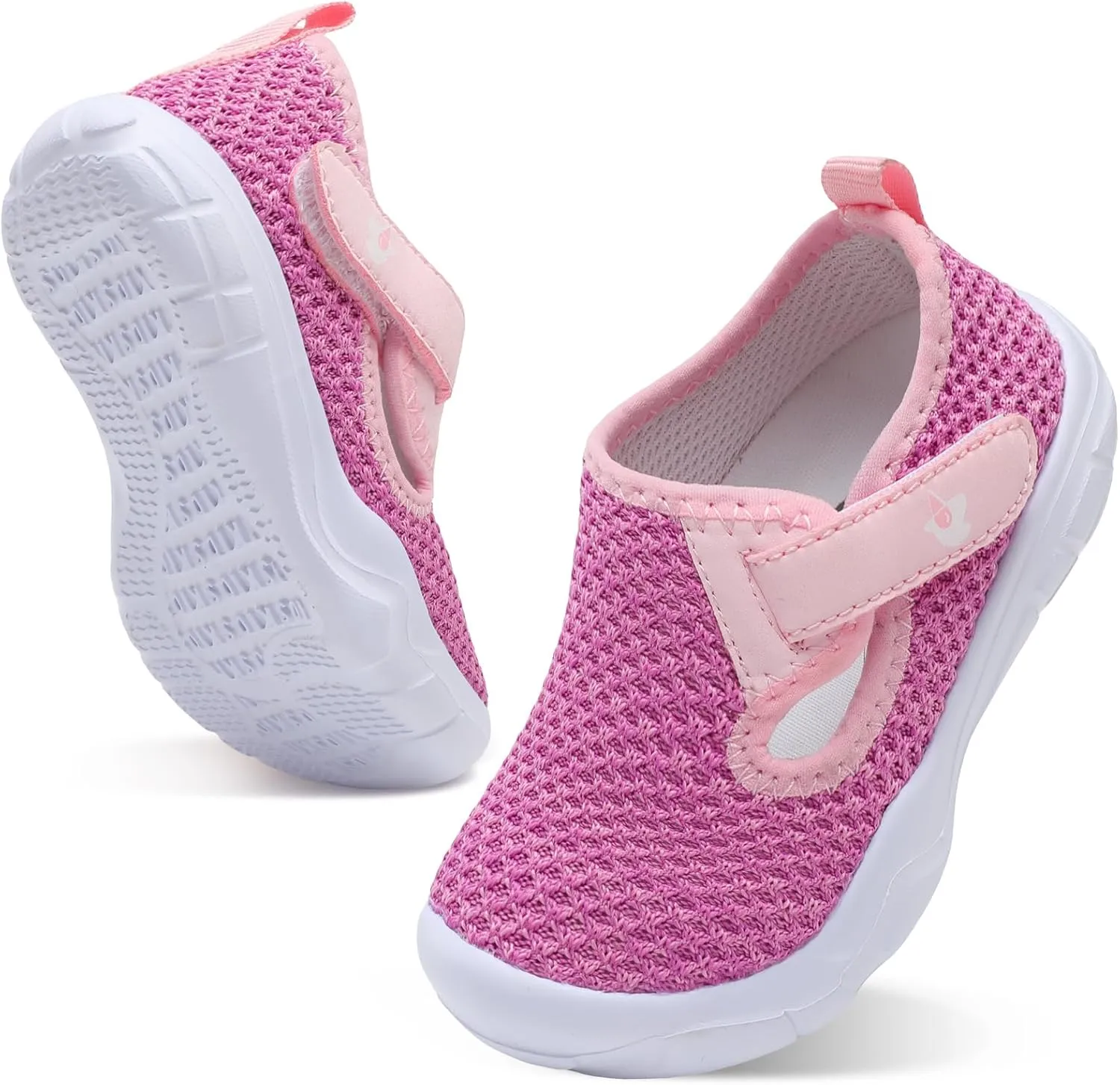 LeIsfIt Toddler Shoes Boys Girls Barefoot Shoes Wide Toe Box Shoes Lightweight Walking Shoes Slip On Tennis Shoes