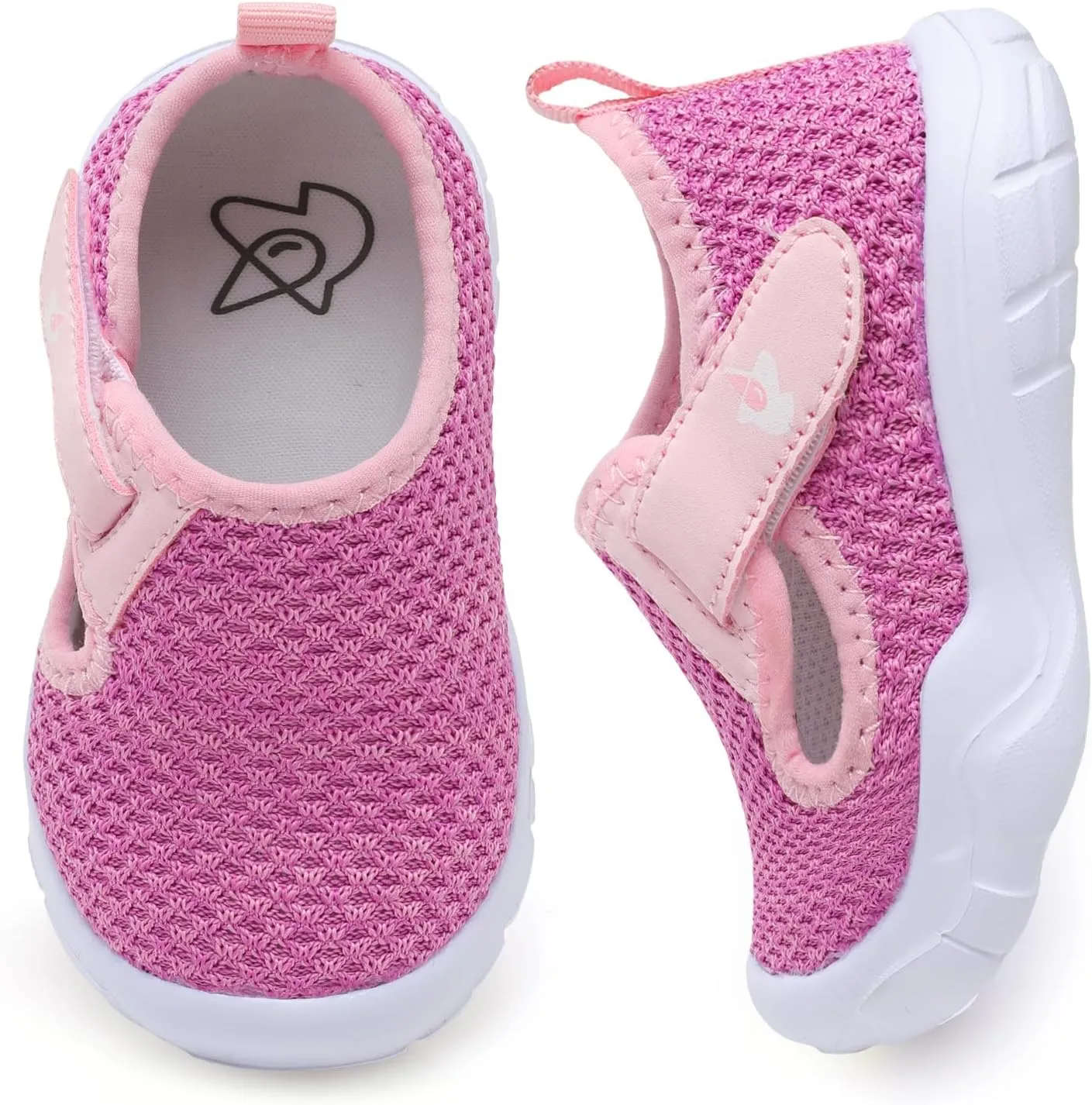 LeIsfIt Toddler Shoes Boys Girls Barefoot Shoes Wide Toe Box Shoes Lightweight Walking Shoes Slip On Tennis Shoes