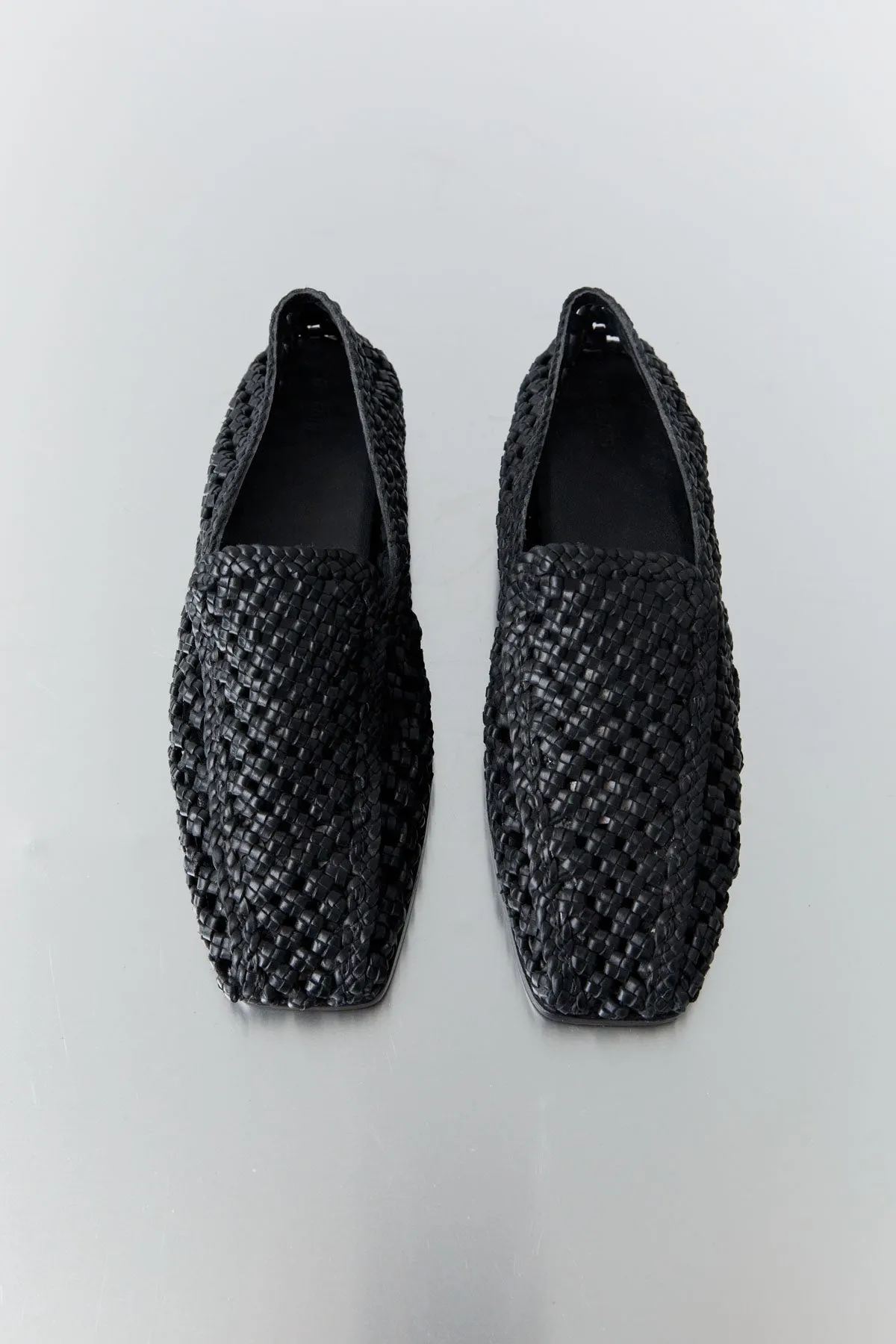 MACRAME LOAFER - BLACK