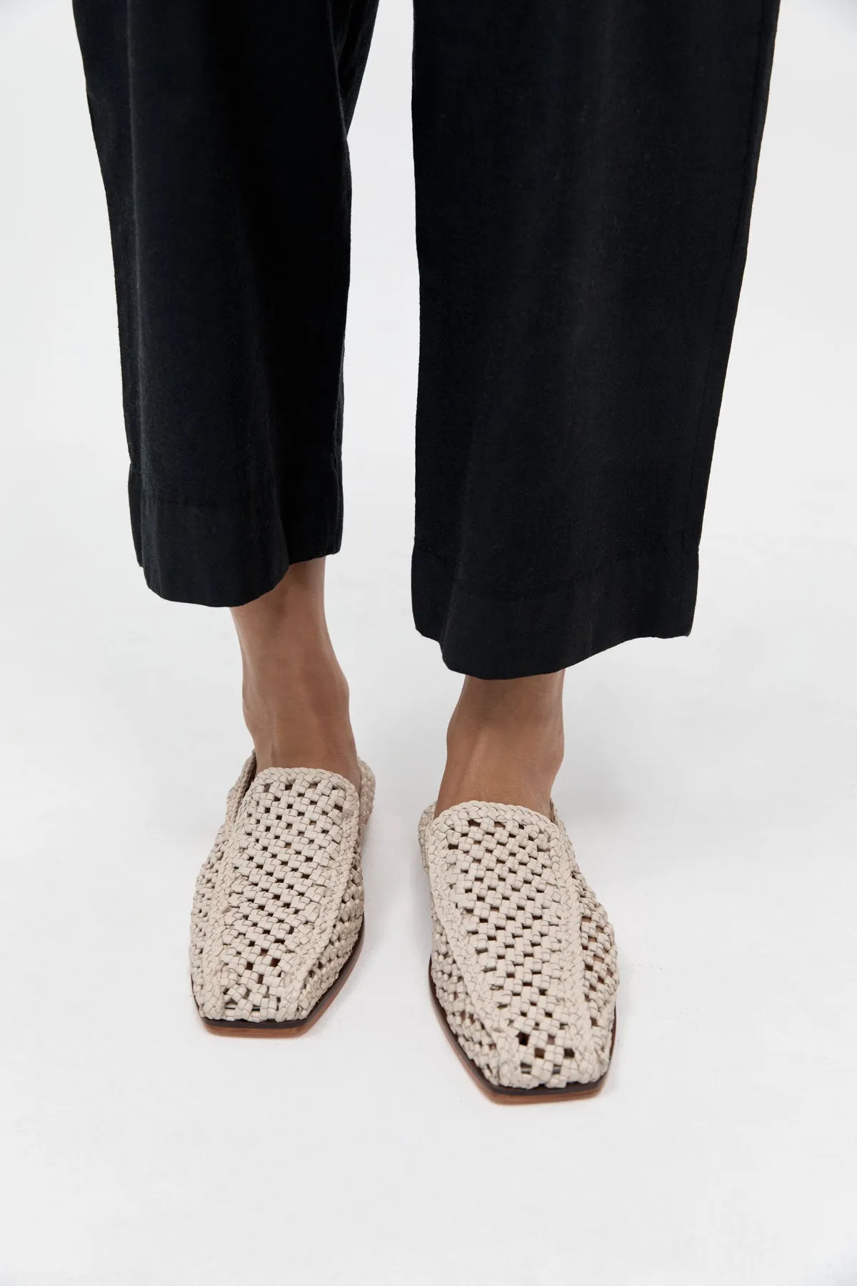 MACRAME LOAFER - ECRU