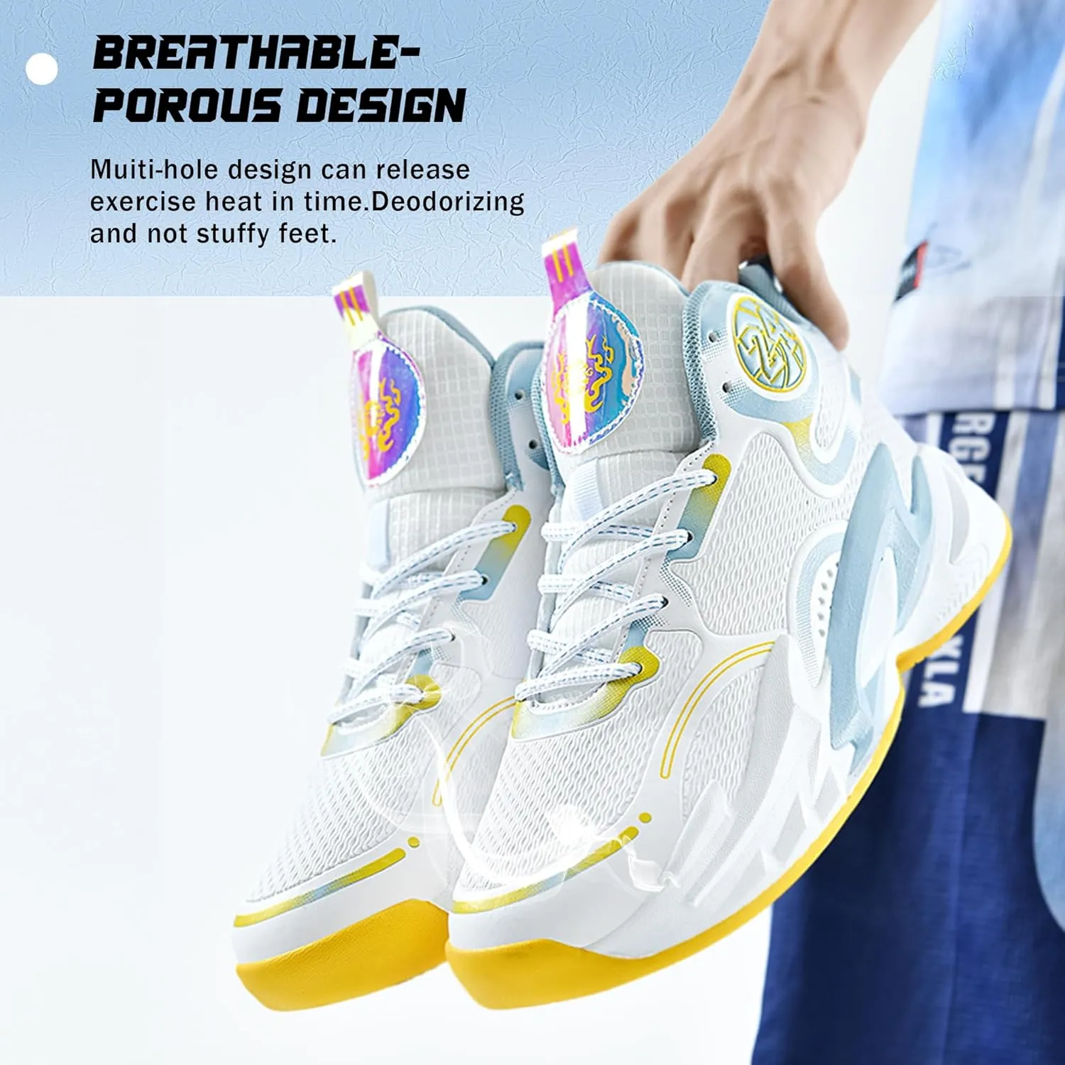 Men Basketball Shose Breathable Men Non Slip Outdoor Fashion Sneakers