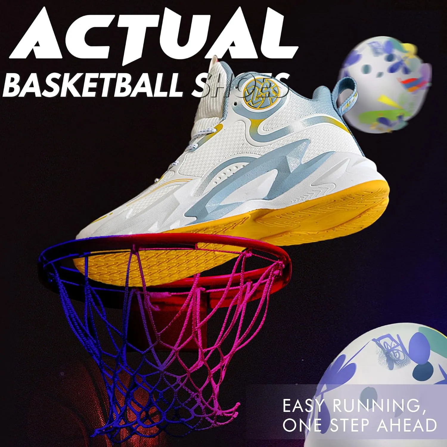 Men Basketball Shose Breathable Men Non Slip Outdoor Fashion Sneakers