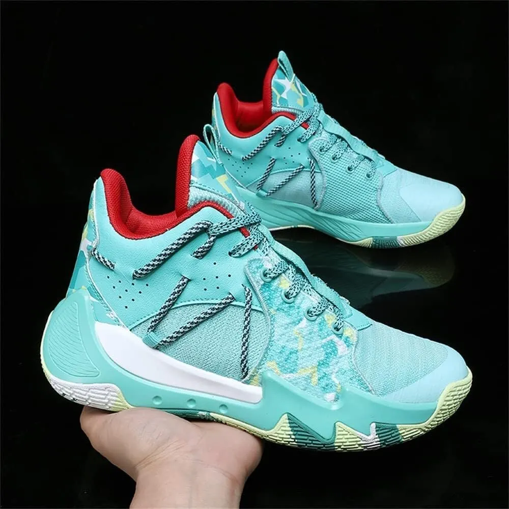 Men's Basketball Shoes with Breathable Mesh High Cut Wear-Resistant, Shock-Absorbing Anti Slip Training Boots
