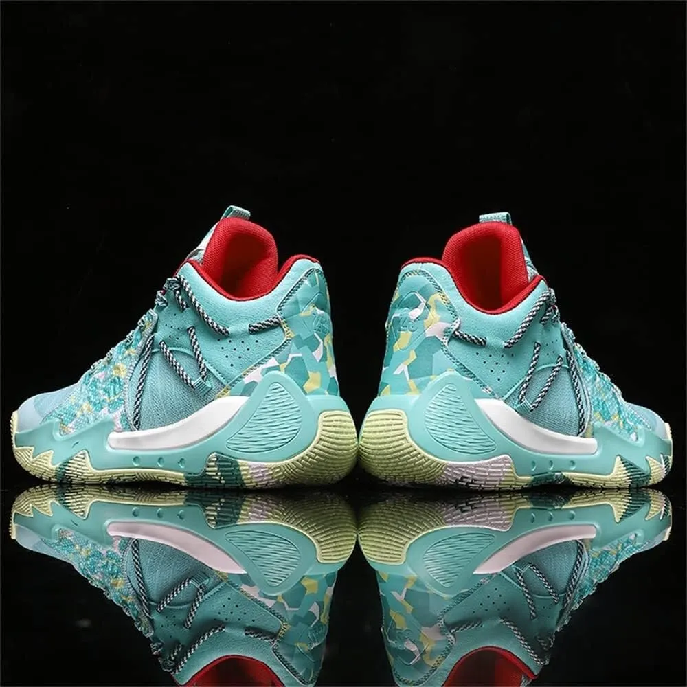 Men's Basketball Shoes with Breathable Mesh High Cut Wear-Resistant, Shock-Absorbing Anti Slip Training Boots