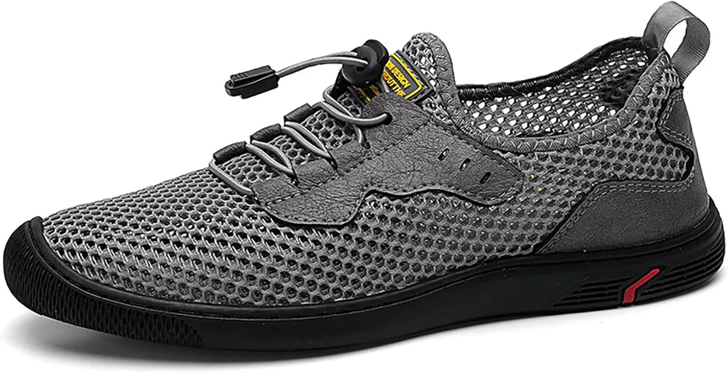 Men's Casual Mesh Sneaker Anti Slip Hiking Lightweight Breathable New Sports Shoes for Summer Outdoor