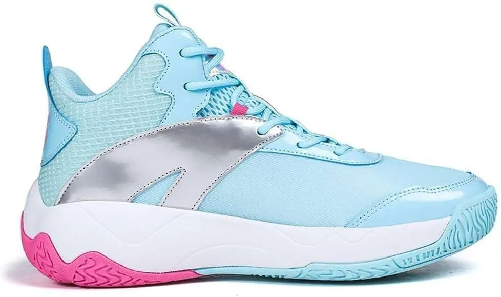 Men's Outdoor Basketball Shoes High top Rebound Wear-Resistant Shock-Absorbing Sports Running Training Boots