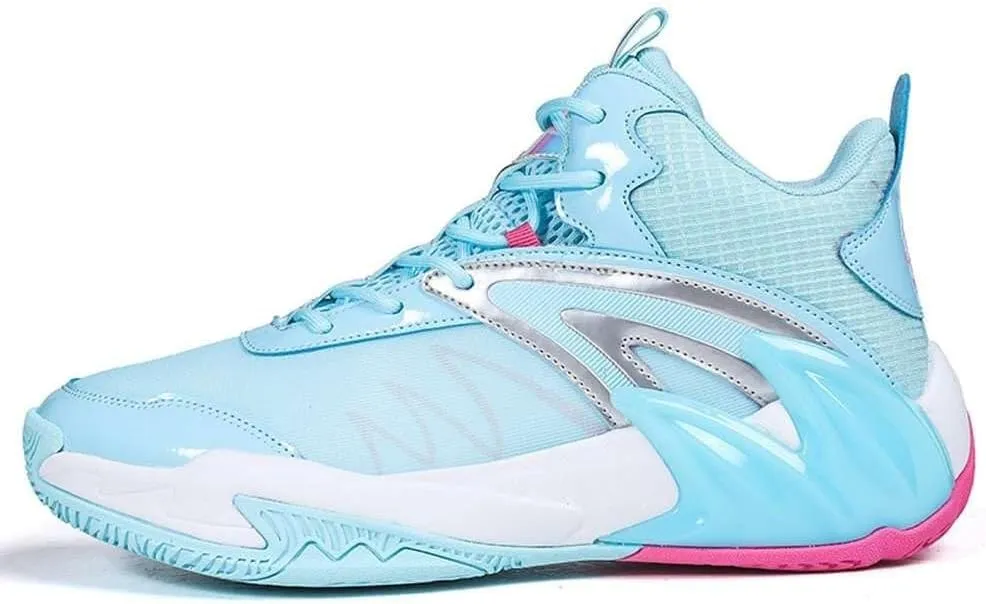 Men's Outdoor Basketball Shoes High top Rebound Wear-Resistant Shock-Absorbing Sports Running Training Boots
