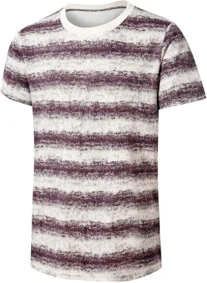 Mens T-Shirts Crewneck Stripe Short Sleeve Hip Hop T Shirts Hipster Fashion Tees Tops