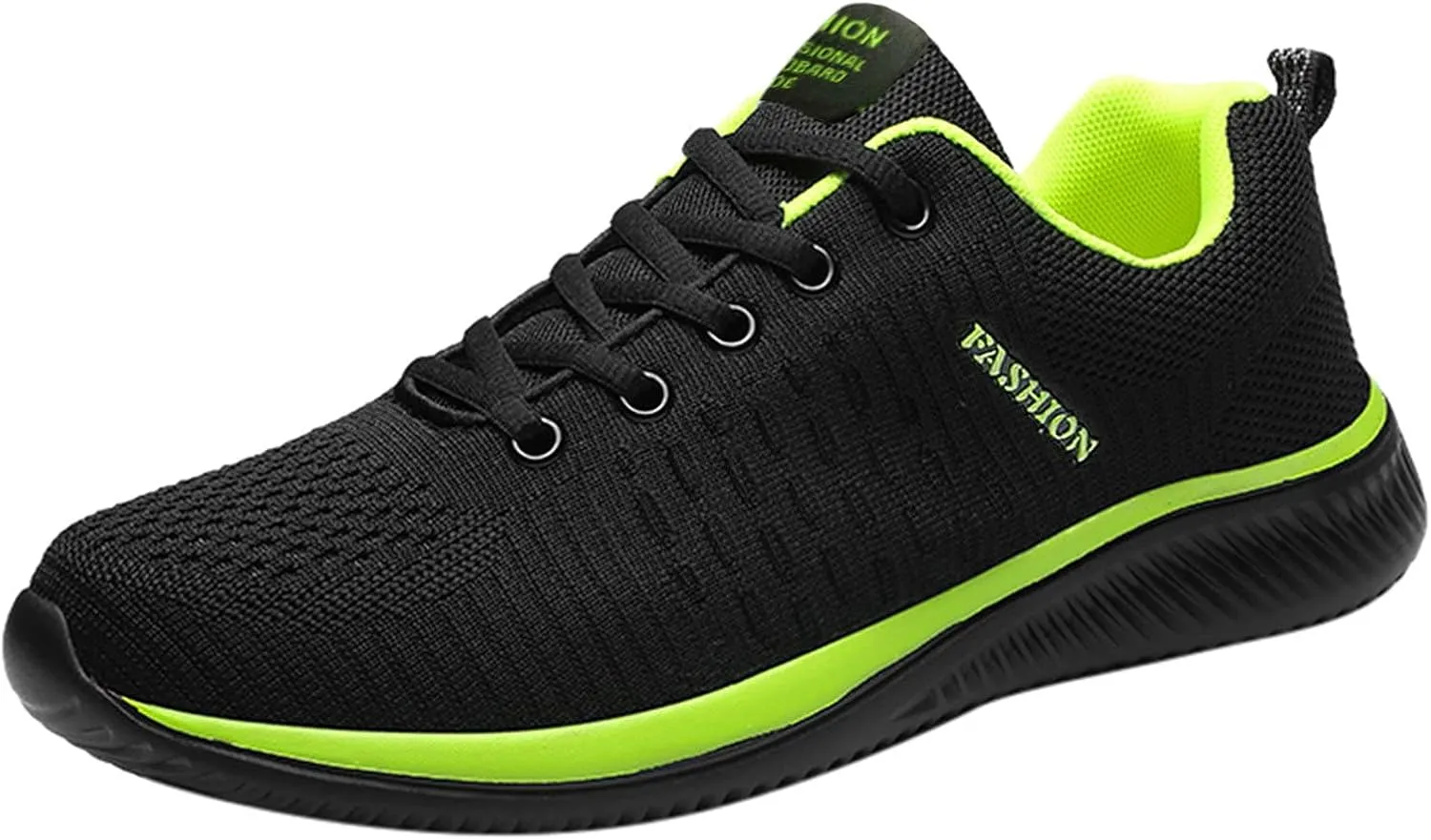Men's Walking & Running Shoes Comfortable Lightweight Breathable Casual Sneakers Lace Up Slip On Cushion Sneaker