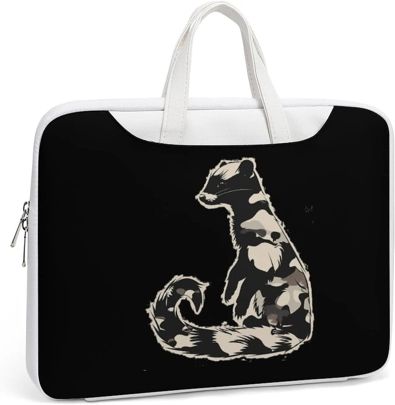 Mink Camouflage Laptop Tote Bag Waterproof Computer Carrying Case Business Office Briefcase