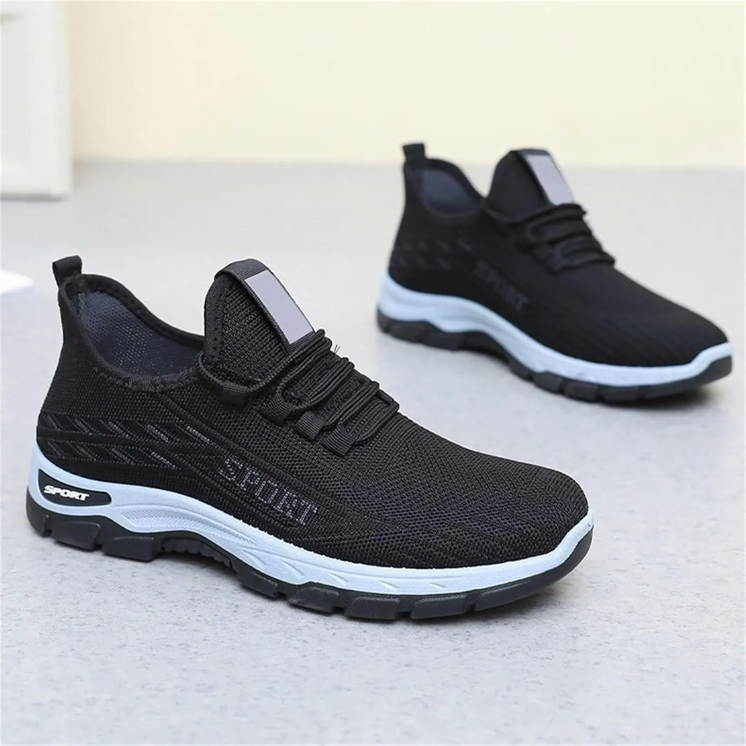 Mmoneyake Women's Walking Shoes Wide Toe Box Shoes Slip On Sneakers Walking Tennis Shoe Lightweight Casual Sneakers for Gym Travel Work Breathable Mesh Walking Sneaker Comfort Sport Athletic Trainer