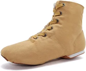 MSMAX Jazz Dance Shoes for Girls Lace-up Dancing Ballet Boots Sneakers for Boys