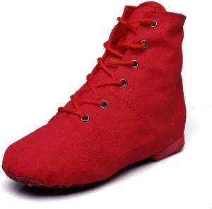 MSMAX Jazz Dance Shoes for Girls Lace-up Dancing Ballet Boots Sneakers for Boys