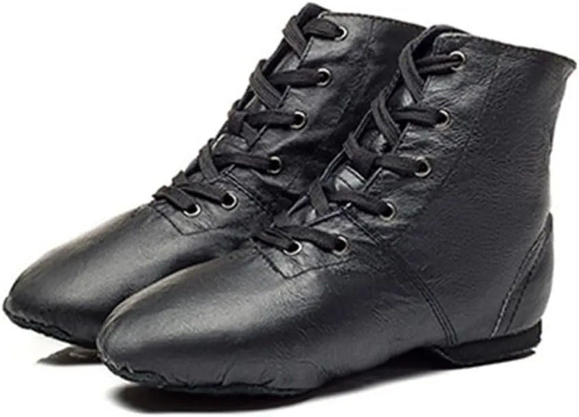 MSMAX Jazz Sneakers for Women Cheerleading Shoes Dance Ankle Boots