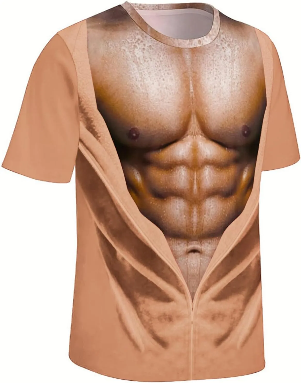 Muscularfit Mens Shirts Casual Stylish Big and Tall Short Sleeve Muscle Print Graphic Tee Shirts Athletic Gym Workout Tee Top