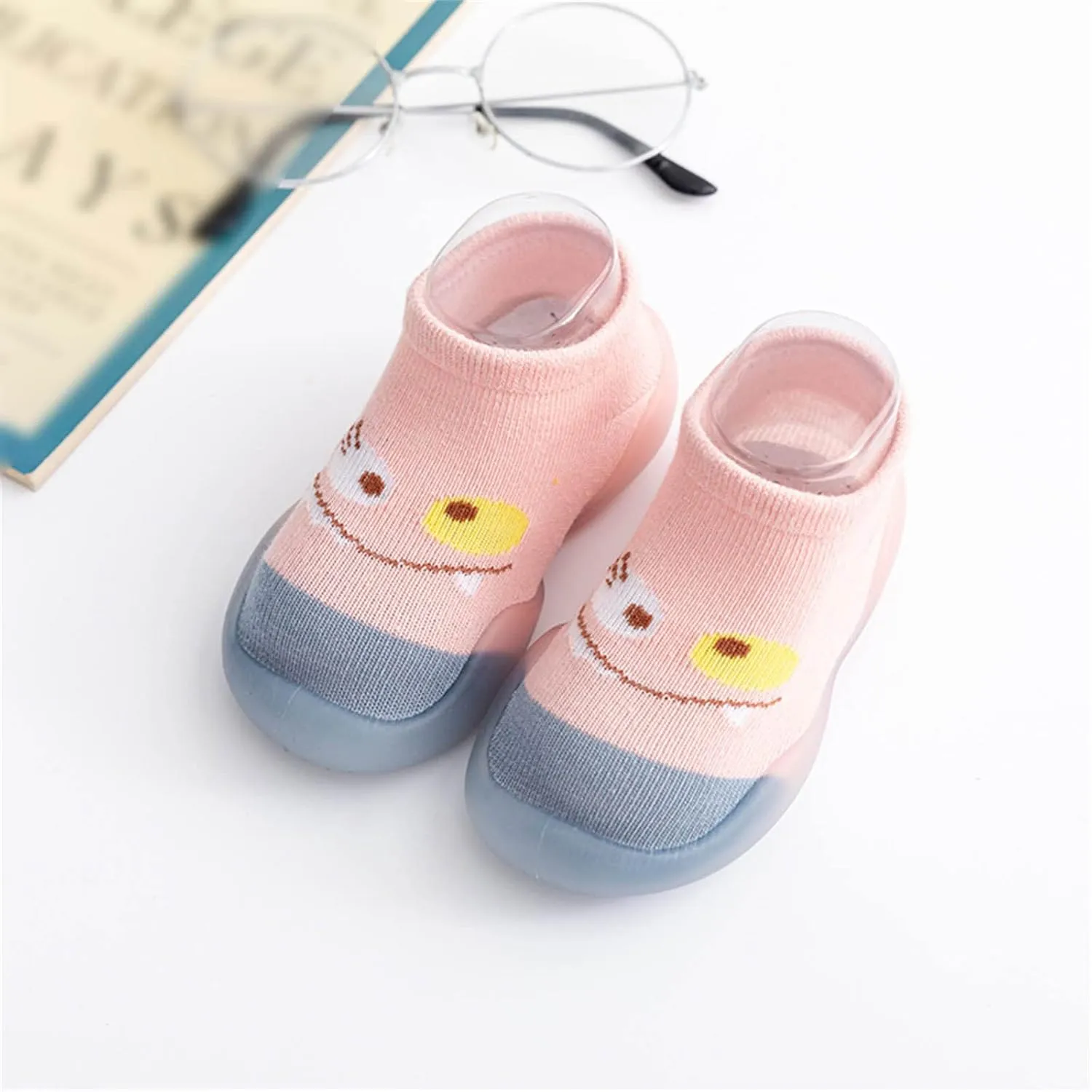 Newborn Shoes for Girls,Boys Girl Cartoon Socks Shoes Toddler Fleece WarmThe Floor Socks Non Slip Prewalker Boys Shoes