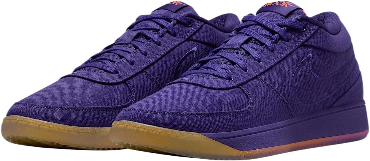 Nike Book 1 Basketball Shoes (HJ5351-500, Court Purple/Taupe Grey/Sundial/Total Orange)