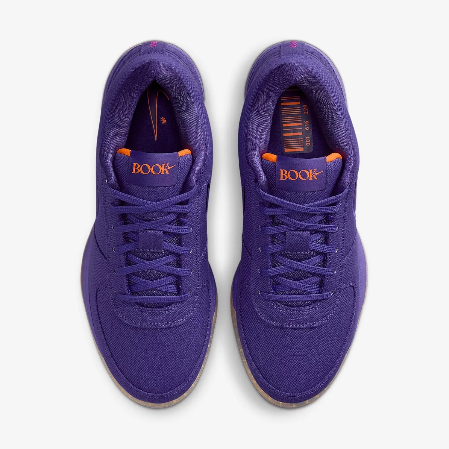 Nike Book 1 Basketball Shoes (HJ5351-500, Court Purple/Taupe Grey/Sundial/Total Orange)