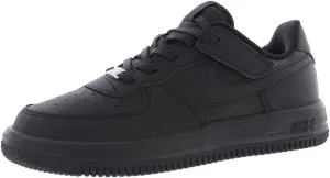 Nike Force 1 Low EasyOn Little Kids' Shoes (FN0237-001, Black/Black/Black) Size 13