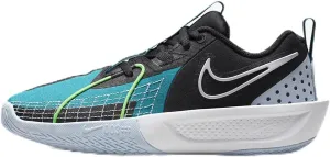 Nike G.T. Cut 3 Big Kids' Basketball Shoes (FD7033-003, Black/Aquamarine/Light Armory Blue/White) Size 7