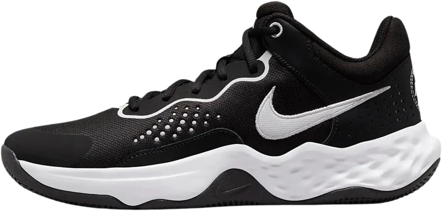 Nike Mens Fly by Mid 3 Sport Fitness Basketball Shoes B/W 11 Medium (D) Black/White