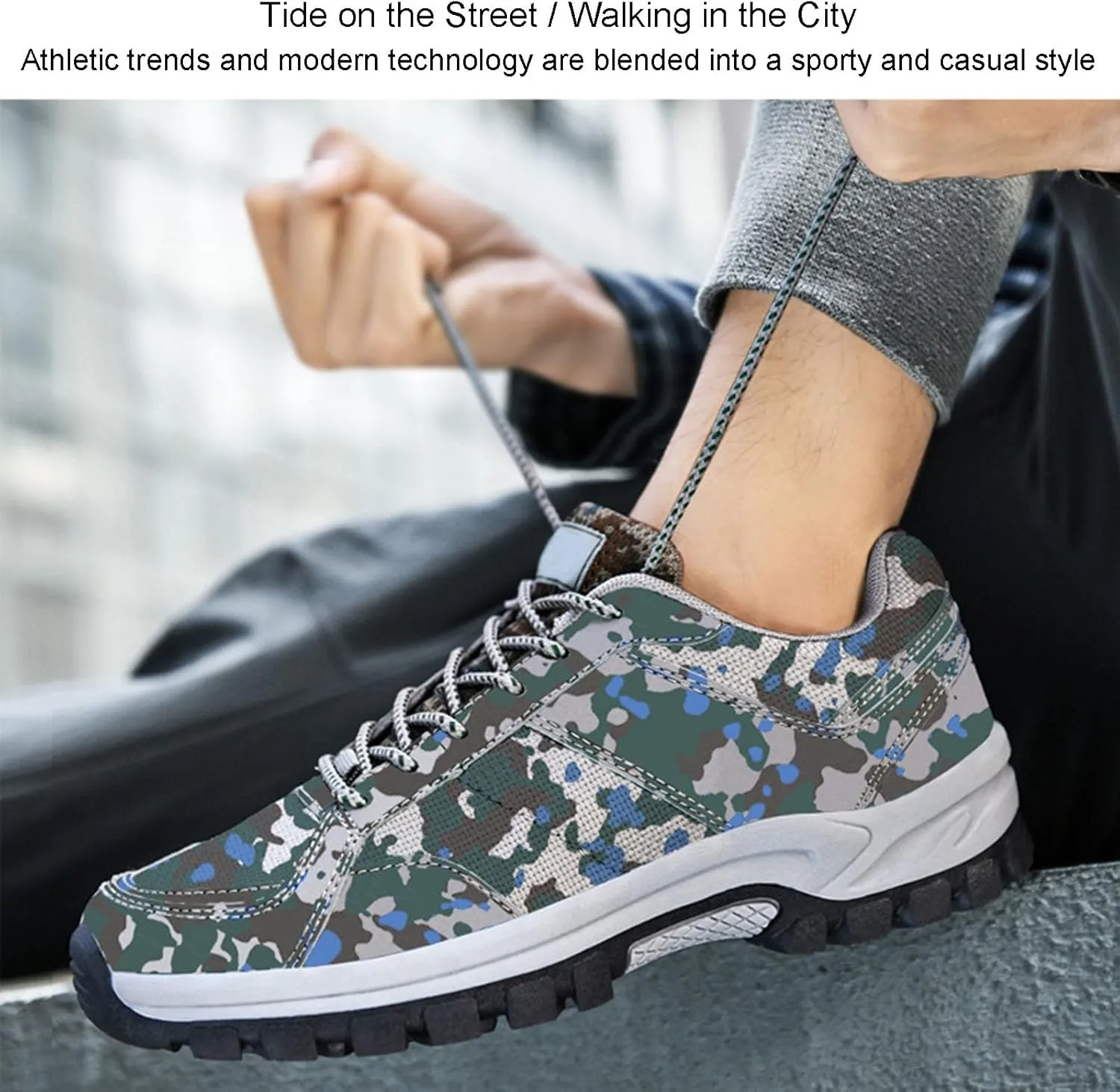 Orthopedic Casual Shoes, Men's Breathable Lightweight Running Shoes Training Shoes Training Shoes Outdoor Hiking Shoes