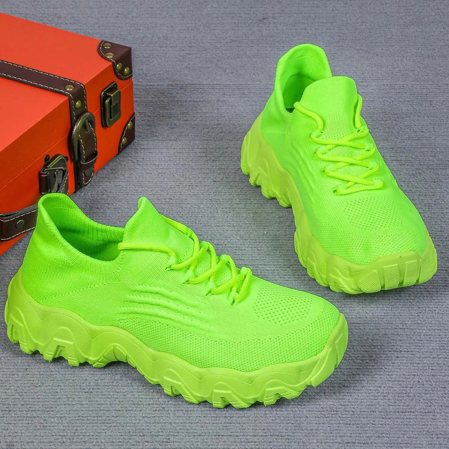 Orthopedic Shoes for Women, Comfort Wear Orthowear Sneakers Breathable Mesh Casual Footwear Walking Running Sneakers with Arch Support Soft Comfy Cushion
