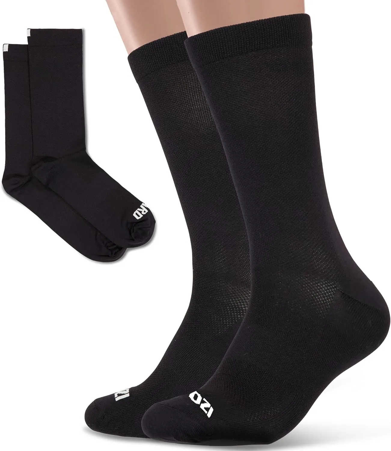 Performance Cycling Socks  Compression, Moisture-Wicking Crew Bike Socks