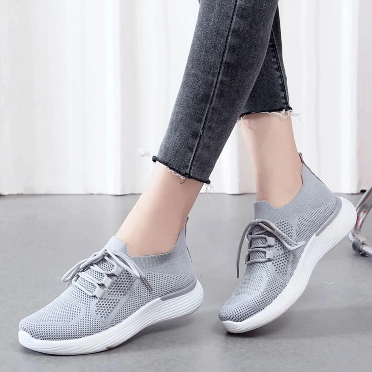 Platform Sneakers for Women Fashion Tan Zapatos Antideslizantes para Mujer De Trabajo Womens White Athletic Shoes Size 9.5 Black Running Sneakers for Women Extra Wide Toe Box Athletic Shoes Women