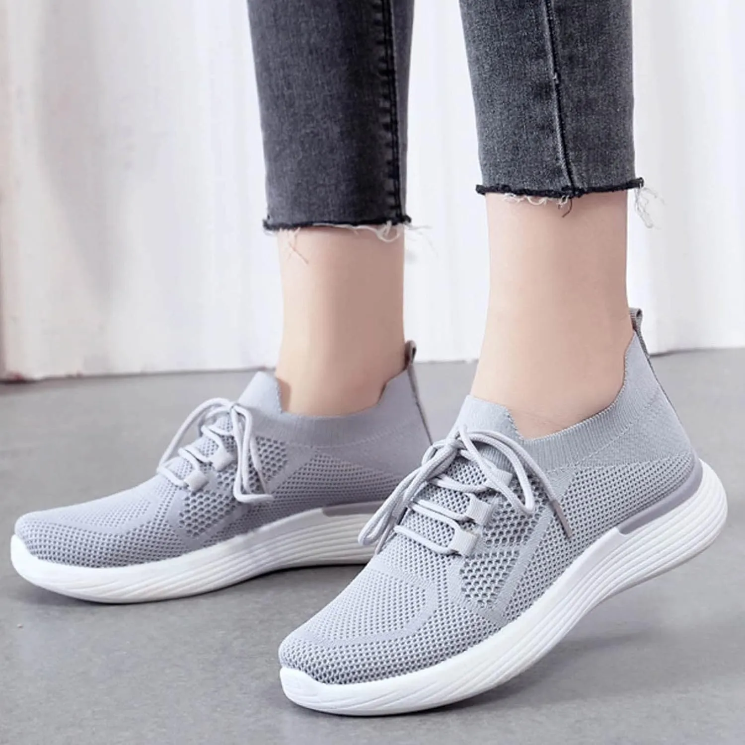 Platform Sneakers for Women Fashion Tan Zapatos Antideslizantes para Mujer De Trabajo Womens White Athletic Shoes Size 9.5 Black Running Sneakers for Women Extra Wide Toe Box Athletic Shoes Women