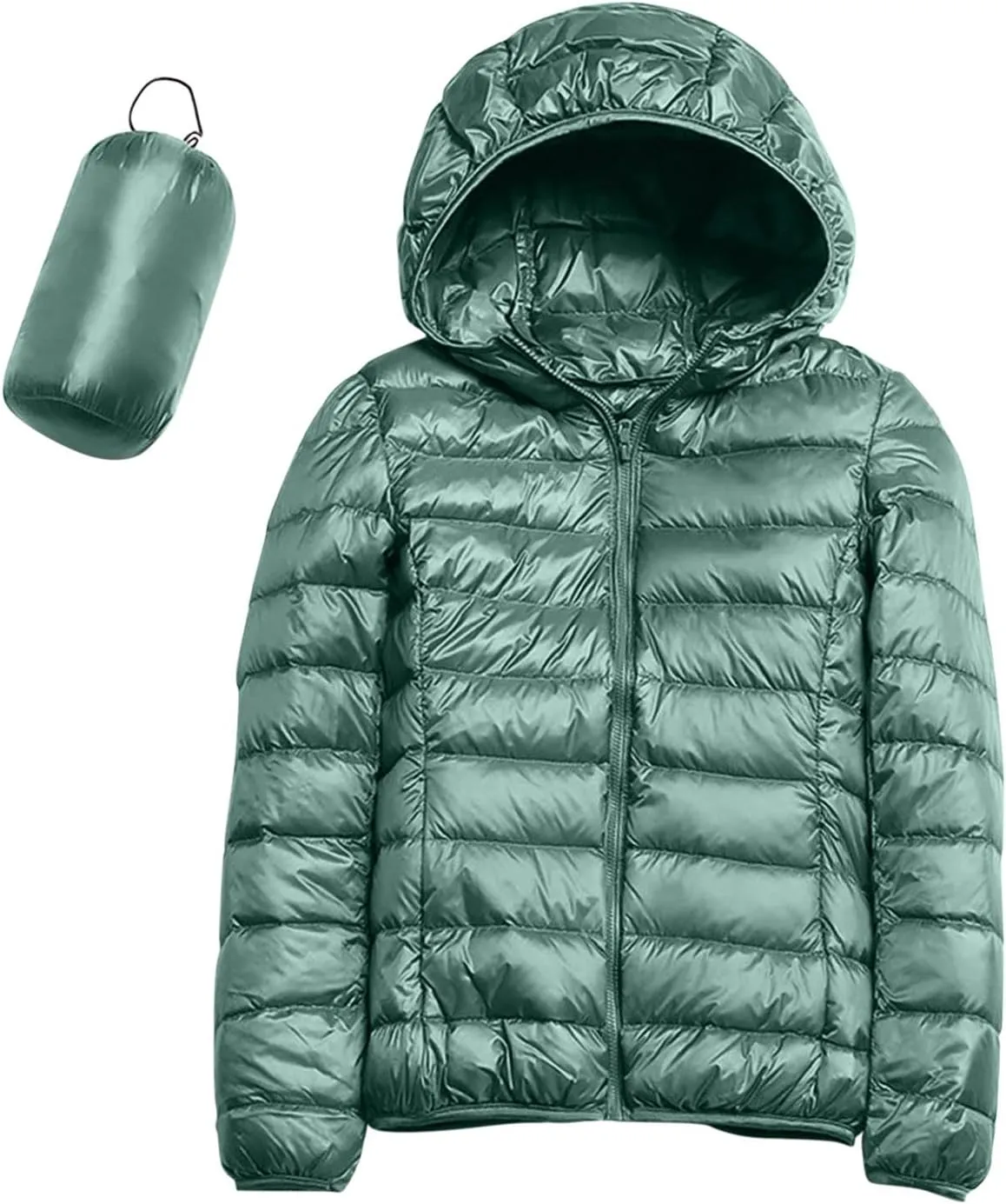 Puffer Jacket Womens Packable Winter Coats Light Winter Jackets Warm Down Jacket Quilted Jackets with Pockets