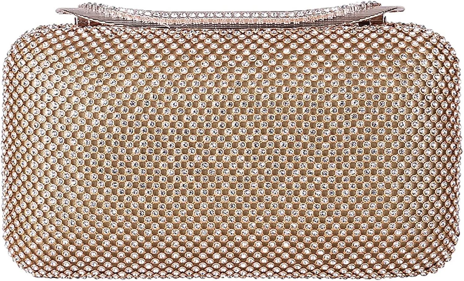 RAN Rhinestones Crystal Evening Bags for Women Wedding Party Clutch Purses Cocktail Prom Handbags with Crossbody Chain