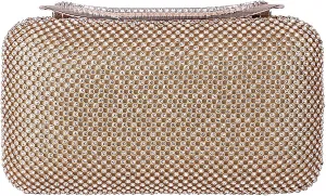 RAN Rhinestones Crystal Evening Bags for Women Wedding Party Clutch Purses Cocktail Prom Handbags with Crossbody Chain