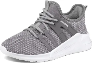 RUNSIDE Boys Girls Tennis Shoes Kids Lightweight Breathable Sneakers Lace-up Running Athletic Shoes for Toddler/Little Kid/Big Kid