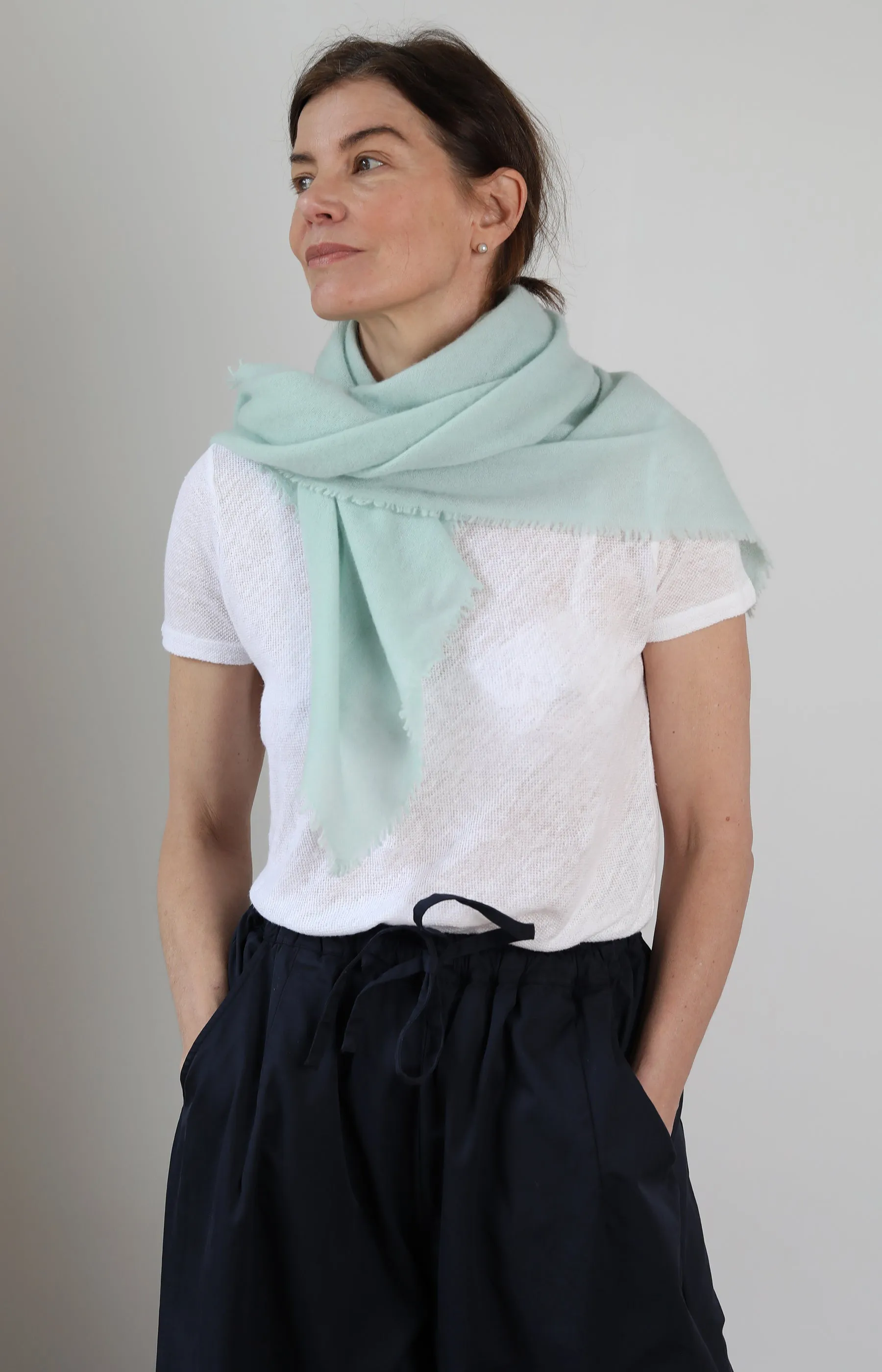 Seafoam Cashmere Scarf
